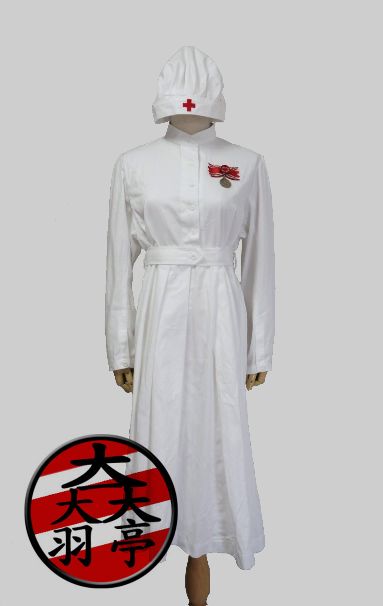 Yuting recommends nurse clothes to watch battlefield women ww film and television props clothing cross uniform cos cotton dress