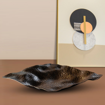 Light luxury creative fruit disc piece tea decoration modern villa Modern villa Hotel model room designer soft decoration