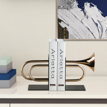 Creative Bookblock Swing Home Software Decorations Metal Fun Horn Book by Light Luxury Sample Room