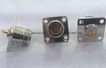 High frequency N-KFD L16-KFD small M female seat square plate outer screw inner hole flange square plate panel installation