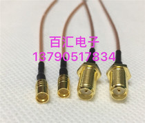 Microwave test wire SMP SMA-JK adapter wire SMP male head internal pin to SMA female head high frequency coaxial test wire