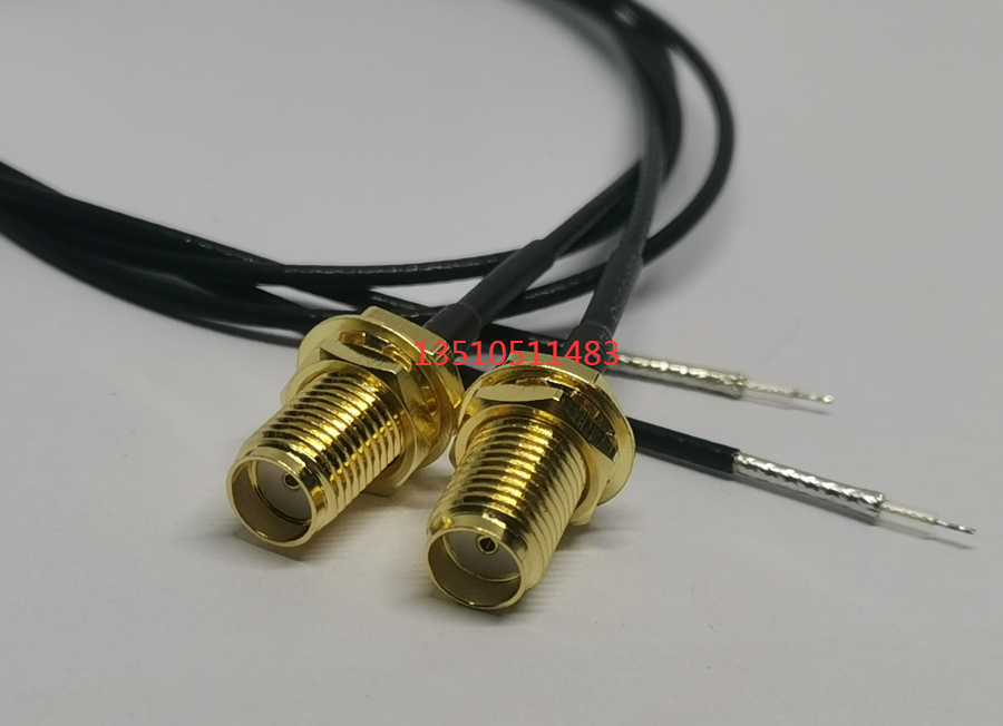 RF SMA-KY single head RG1 37 double silver-plated jumper SMA female side head RF high frequency mobile phone signal test