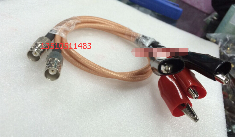 Radio frequency BNC-K crocodile clip 50 Ohm oscilloscope test line BNC mother swivel clip RG142 high frequency Q9 line