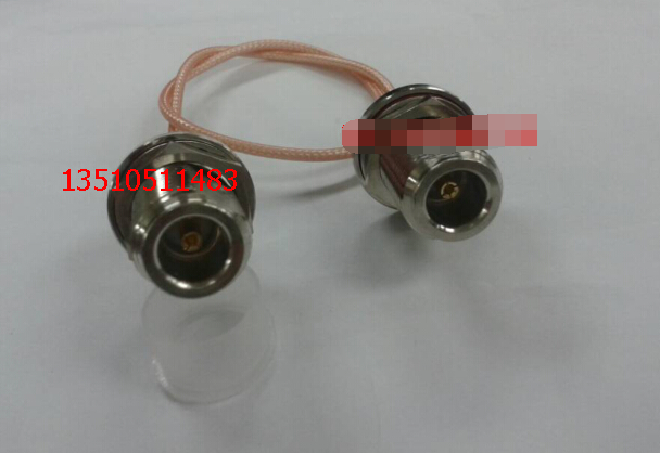 Radio frequency N-KKY signal jumper AP HF L16 straight through feeder N double mother belt flange 50 Ohm coaxial
