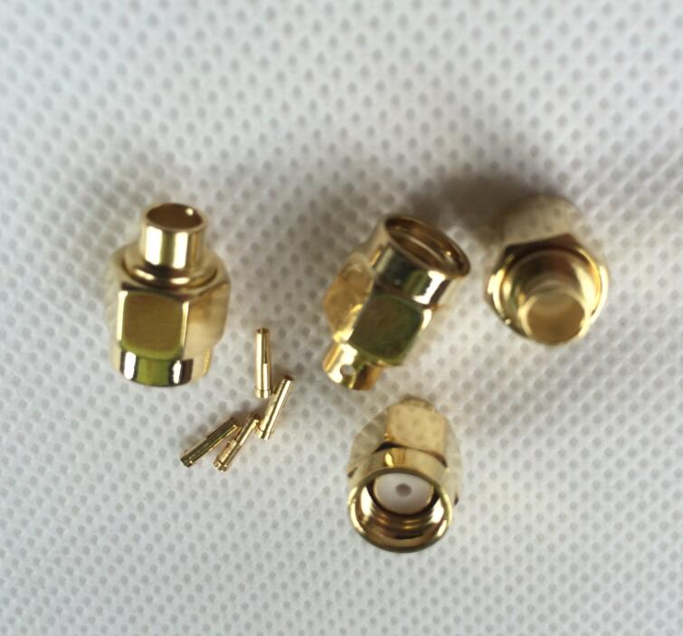 RP-SMA-JB3 Radio Frequency coaxial RG402 Microwave plug SMA public hole SFT50-3 semi-soft and semi-steel joint