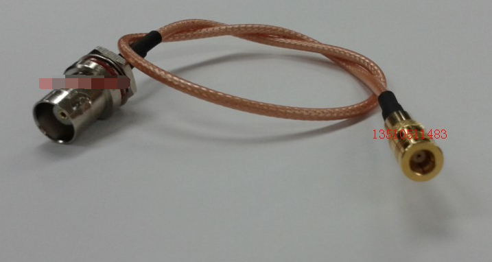 SMB BNC-KKY Radio Frequency coaxial oscilloscope SMB mother-to-BNC mother belt disc HF RG316 line