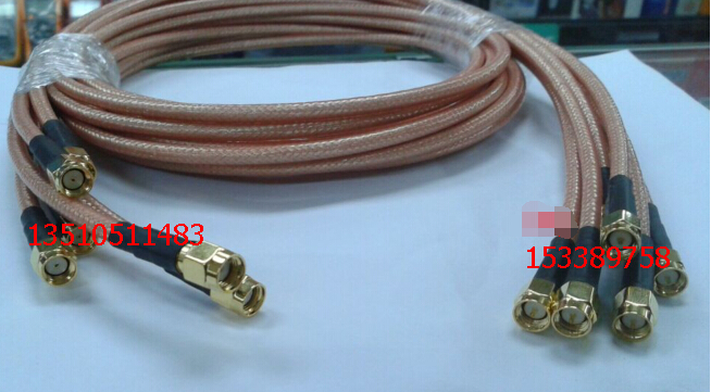RP-SMA-J SMA-J HF RG142 feedforward Radio Frequency SMA Anti-pole One-hole AP Industrial pole jumper