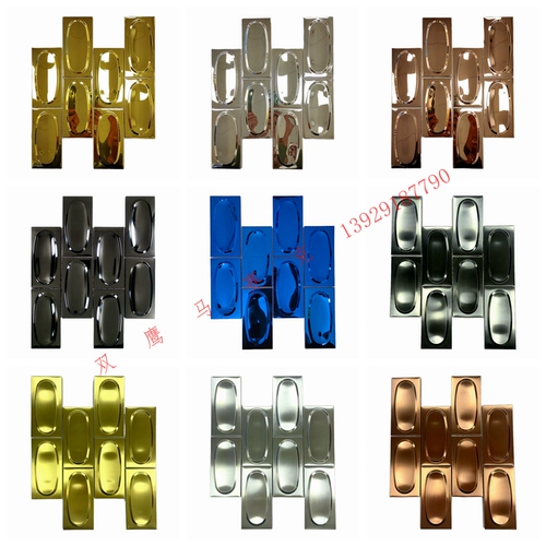 Европейская стиль ручной кирпич серебряной металлический металл из нержавеющей стали мозаика фоновая стена ktv бар туалет