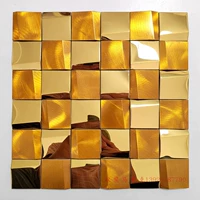 Золотое зеркало+случайная алюминиевая кожа 11,7 Таблетки квадрат