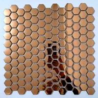 Розовое золото, зеркальный эффект