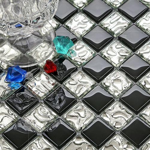 Металлическая мозаика на стену, стеклянная головоломка, зеркальный эффект