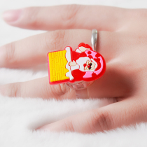 Huachi Christmas children cartoon glowing ring lights Christmas tree Old Man bar Christmas dance decoration