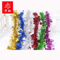 Huachi Christmas decorations 200 * 10cm love pull flower color strips wool wedding wedding ceremony decoration dress