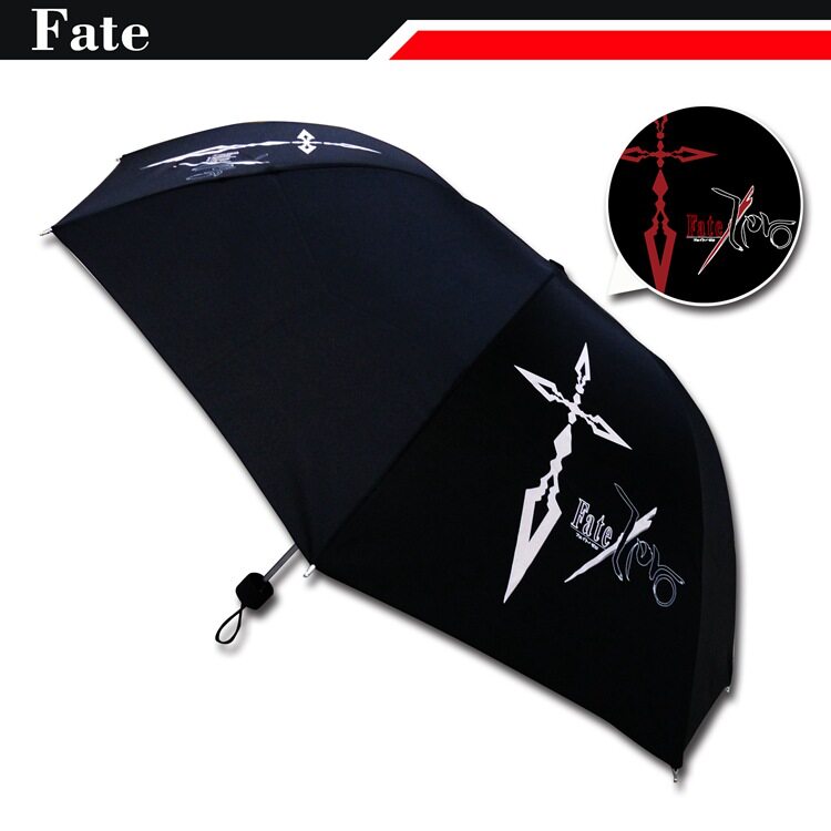 Fate fate saber Qatar cartoon animation surrounding secondary dimensional color barometer umbrella shade folded sun parasol