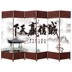 Thời trang di động hướng dẫn sử dụng màn hình phân vùng nền khách sạn phòng trà phòng ngủ phòng khách vẻ đẹp sức khỏe hình xăm văn phòng gấp - Màn hình / Cửa sổ lam gỗ phòng khách Màn hình / Cửa sổ
