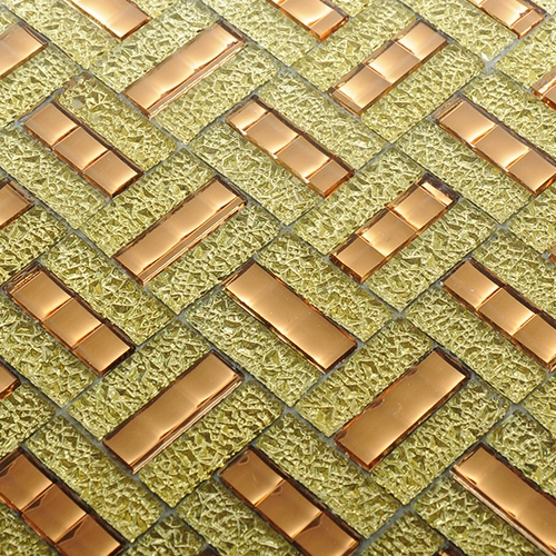 T Crystal Glass Mosaic Tile Tile Фоновая стена взрывооборот обои головоломки пигмент