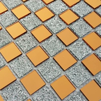 Чайное зеркало серебряное бриллиант