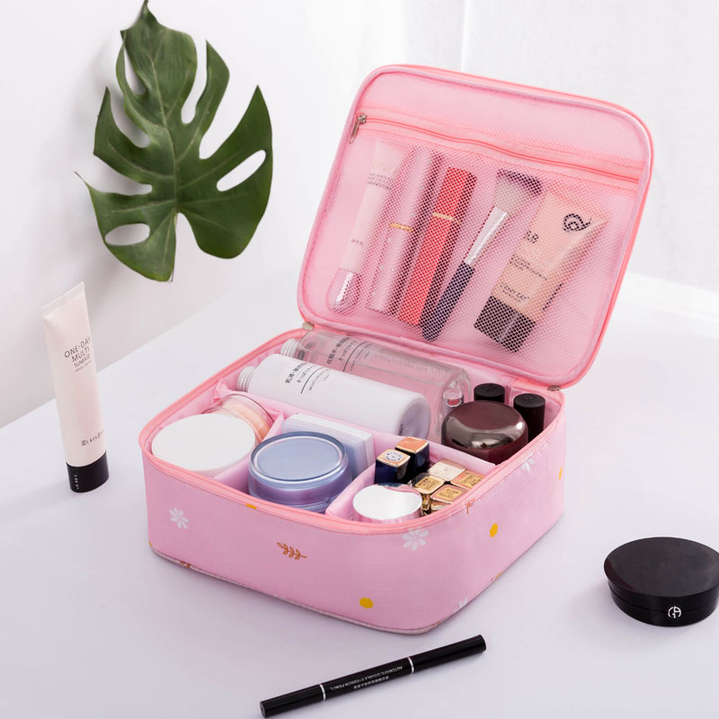 Portable Internet Red Teenage Girl Makeup Bag Minima Carry-on Travel Cashier Bag Bag small Cosmetic Wash Bag Korean version