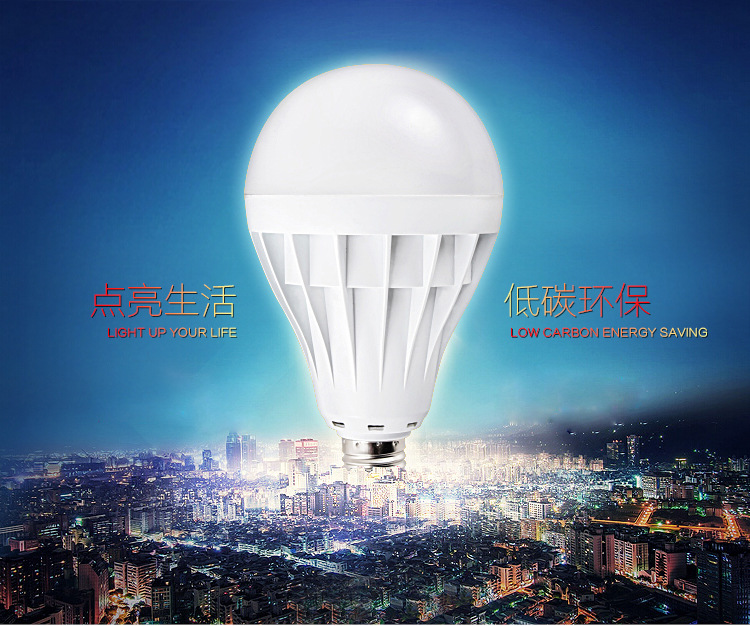 LED bulb E27 screw mouth 3W warm white 5W home lighting energy-saving lamp E14 ultra bright B22 bayonet ball bubble light