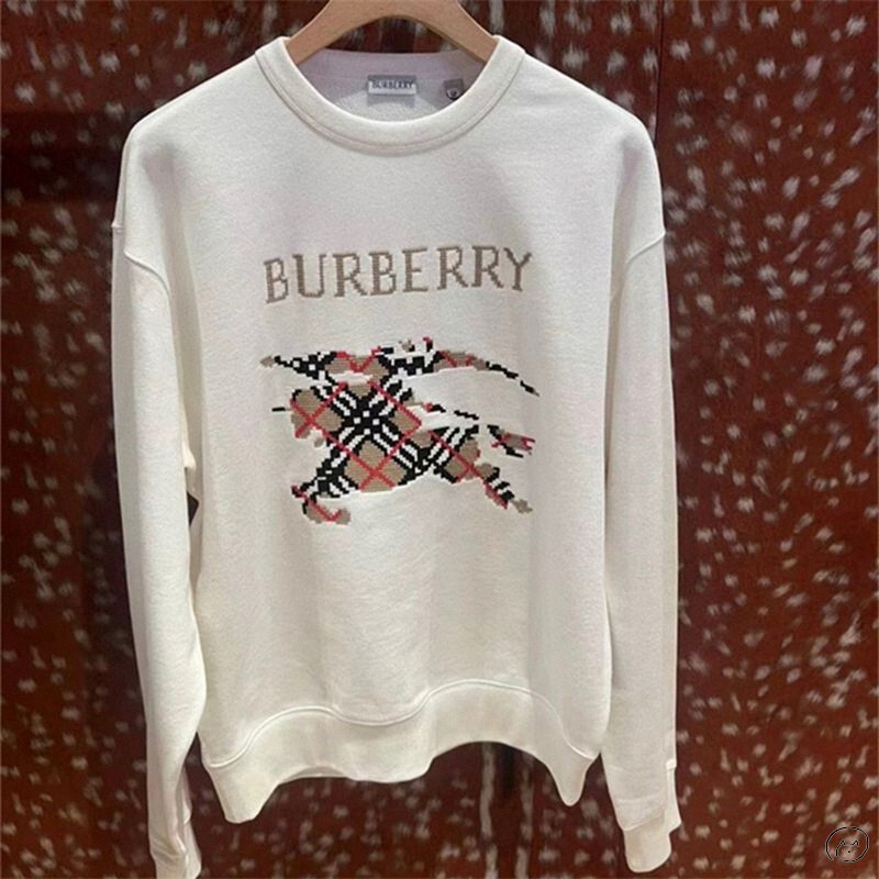 Burberry/Burberry New Model Burberry Plaid Contrast Color Horseman Sweatshirt for Women, Jacket for Men Burberry/Burberry New Model Burberry Plaid Contrast Color Horseman Sweatshirt for Women, Jacket for Men