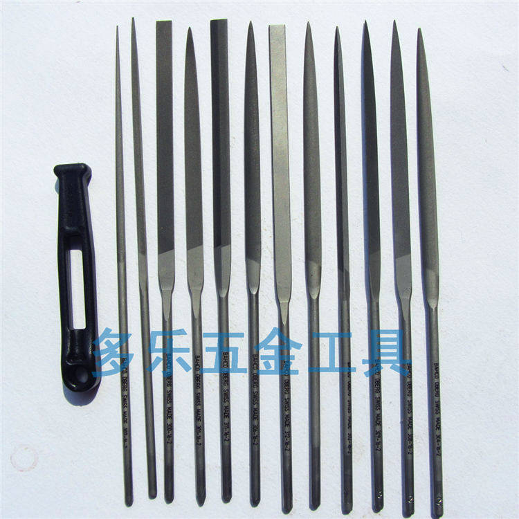 Надфиль 进口瑞典百固bahco鱼唛套装整型锉细齿什锦锉12支装 160mm