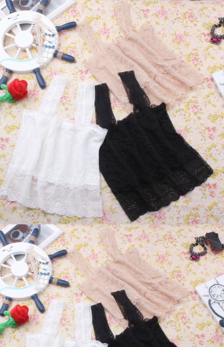 Mùa hè chống chói ống top vest nữ phần ngắn quấn ngực ren sling nữ mỏng phần ngực trần đồ lót đáy áo sơ mi hàng đầu quần áo thời trang nữ