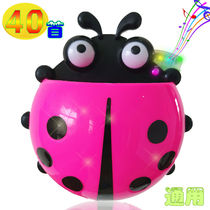 Childrens scooter car basket music ladybug car basket Universal meter high car front basket Front basket stroller car baby