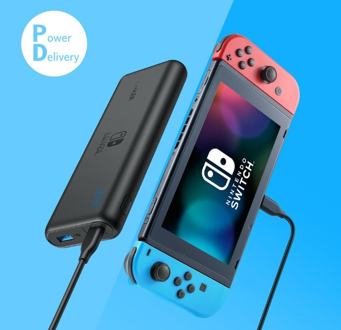 Anker PowerCore 20100mAh Switch Power Bank Nintendo Edition Charger Line