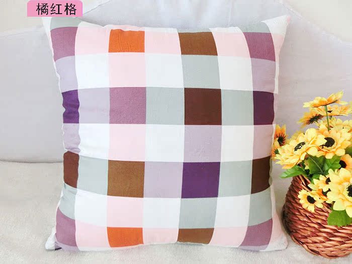 Gối cotton mềm mại lớn bọc đệm sofa văn phòng eo lưng đệm đầu giường lớn gối tùy chỉnh đệm lót ghế tựa lưng