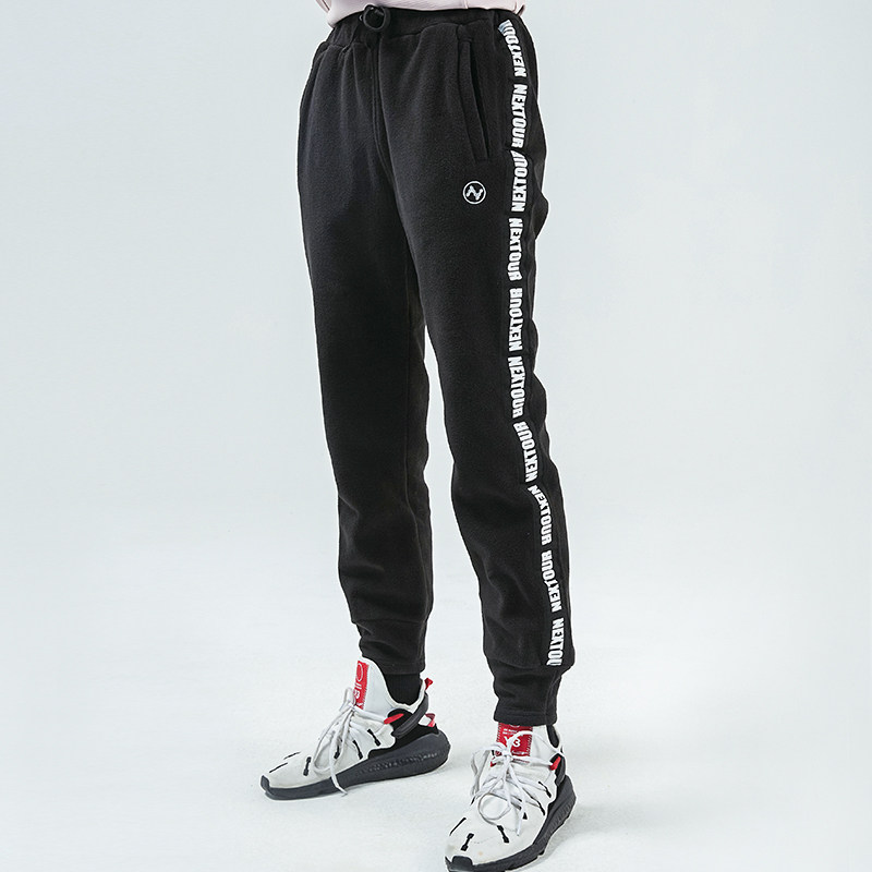 Outdoor Grip Suede Pants Women Loose Bunches Pants Plus Suede Thickened Warm Windproof Mountaineering External Wear Rocking Grain Suede Sportpants