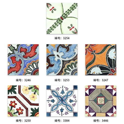 Фошаньская антикварная плитка 300x300, кухонная напольная плитка, плитка для ванной комнаты, балконная плитка, европейская ретро-кирпичная плитка с ручной росписью