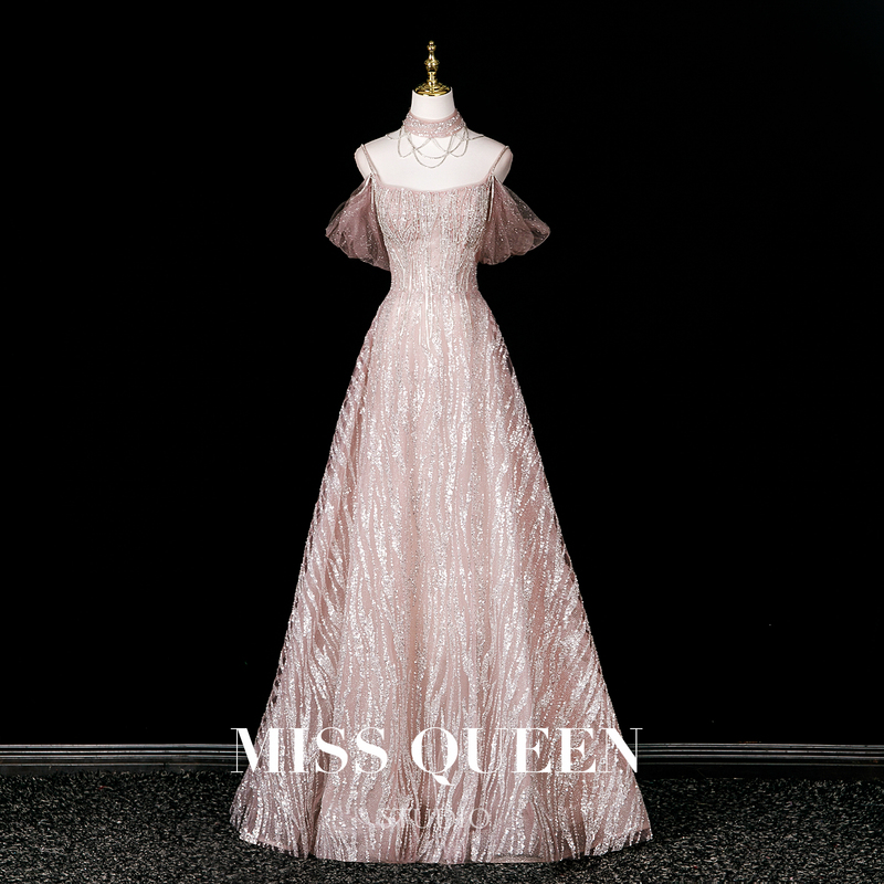 Evening Dress for Women 2026 New Style Wedding Toast Dress Bride Engagement High-End Elegant Light Luxury Niche Sophisticated Feel