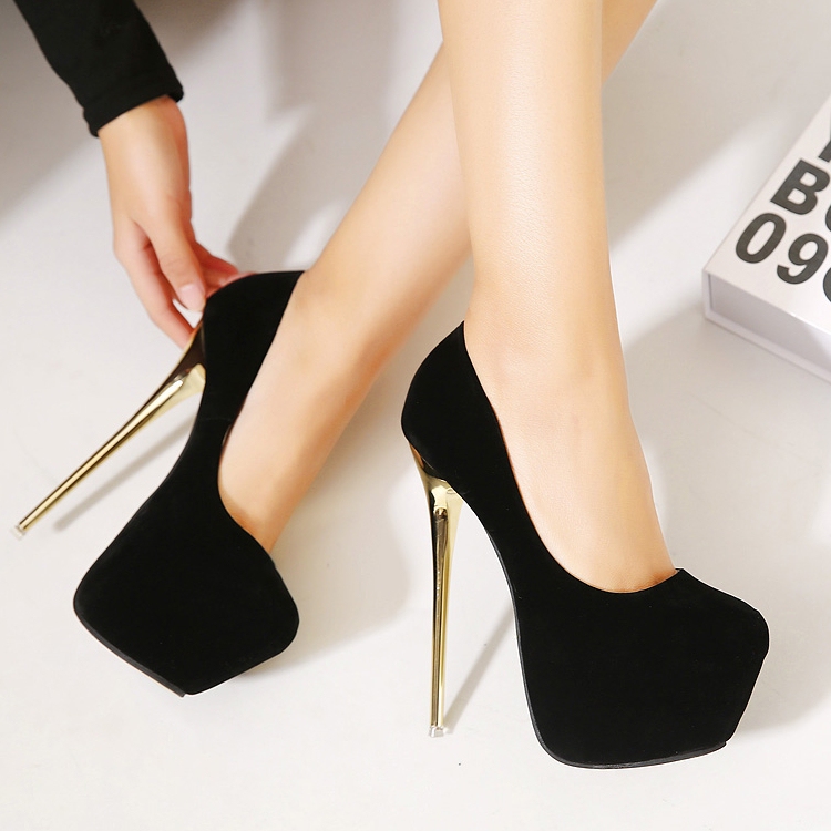 18cm High Platform Heels for Cross-Dressing, Large Size, Men's Cross-Dressing, 16cm High Heels, Women's Single Shoes, Sizes 41, 42, 43, 44, 45, 46