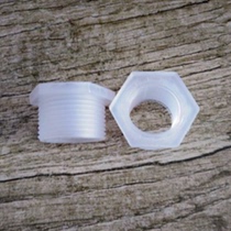  PP plastic inner and outer teeth reducer and refill adapter 4 points to 6 points DN15 to DN20PVC refill adapter