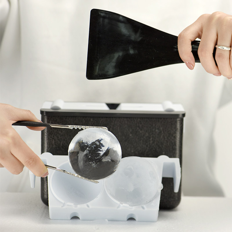 ANZZYU transparent ice mold special ice shovel ice clip combination ice knife clip pp food grade material shovel ice to take ice