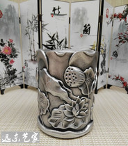 New lotus leaf pen holder personality RETRO study office crafts decoration friend teacher birthday gift