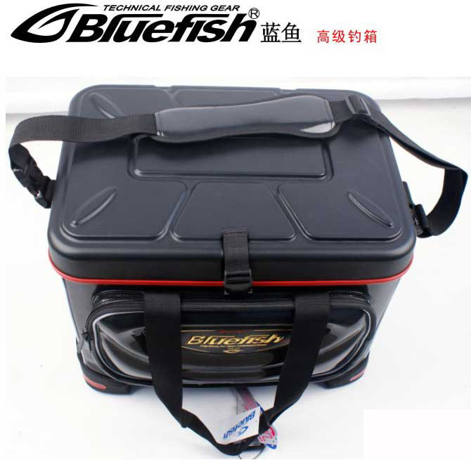 Korean blue fish Bluefish advanced fishing box soft refrigerator fishing gear hard shell bag multi-functional fishing box 25L