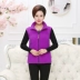 Áo khoác lông cừu cho phụ nữ trung niên mới được tải mùa thu và mùa đông áo khoác len nữ Áo vest