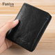 Wallet Men's Short 2024 New Leather's License Driver's License Holder Integrated Wallet Popular Men's Leather Clip Cowhide