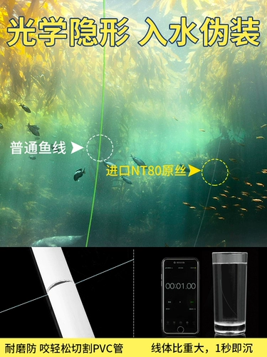 Импортная элитная нейлоновая леска ручной работы, комплект, полный комплект