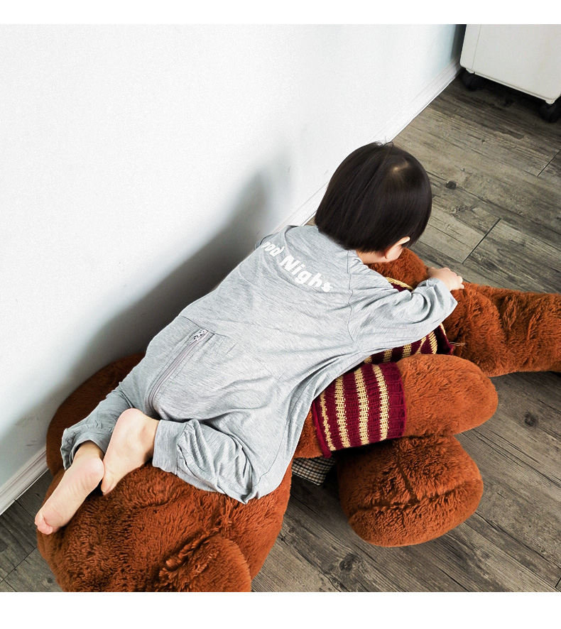 Baby modal bé trai và bé gái đồ ngủ mùa hè bé dịch vụ nhà trẻ điều hòa không khí quần áo mỏng trẻ em jumpsuit - Áo liền quần bodysuit cho bé sơ sinh