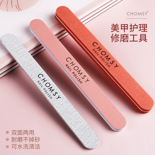 Поролоновый комплект для ногтей для маникюра, двусторонний набор маникюрных инструментов, ткань для полировки