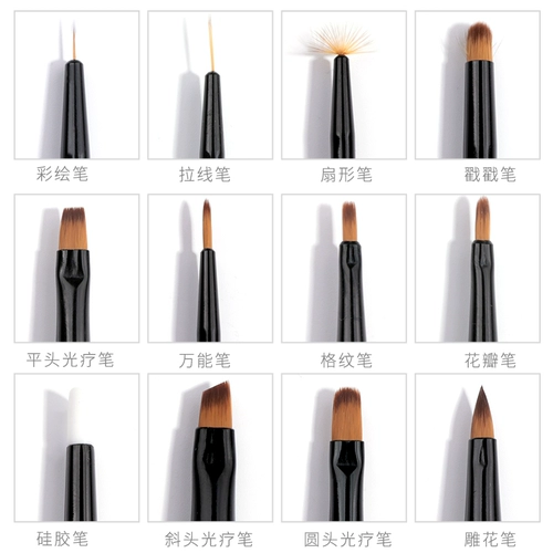 Маникюрная кисть для маникюра, лайнер для начинающих для создания линий, ручки для рисования, полный комплект, градиент