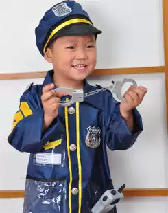 Christmas children's clothing Police clothing Children's police clothes Children's play clothing