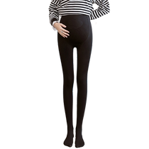 Maternity leggings autumn and winter clothing plus velvet and thickening belly-supporting leggings spring and autumn stockings pregnancy pantyhose