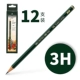 Карандаш Faber-Castell 9000 Premium 3H (12 шт./кор.)