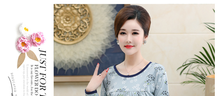 Mẹ trung niên cotton dài tay mùa thu và mùa đông cỡ lớn váy ngủ nữ chất béo mm200 kg đồ ngủ cotton dài đầm xòe đẹp