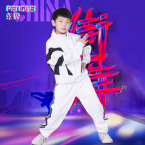 61 Acting Child Boomer Collision Color Sports Suit Hip Hop Tide Card Easy hiphop Street Dance Team Custom 015