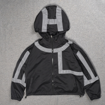 Star same assault suit men 3M reflective function hooded womens coat Rap Hip Hop Hip Hop Hip Hop team custom 112