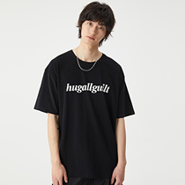 HUGALLGUILT summer three-color LOGO short-sleeved trend couple Guochao brand casual loose t-shirt men and women